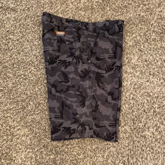 Men’s Affliction Camo swim shorts